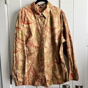 Chaps Women’s button down Shirt Sz 2X